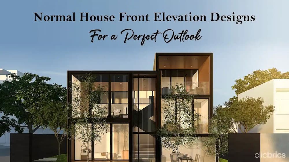 Normal House Front Elevation Designs, Types & Color Combinations