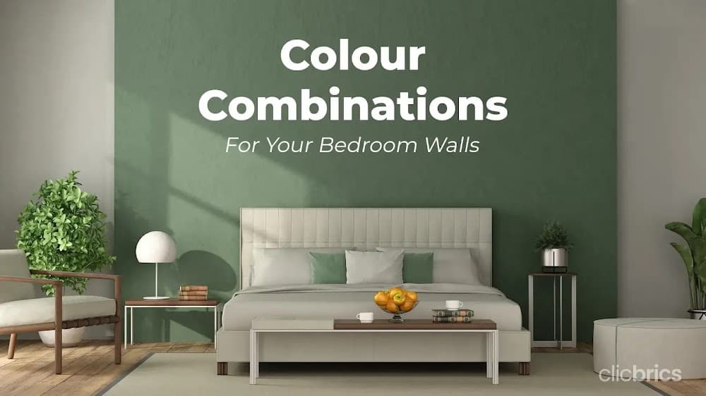 Top 12 Two Colour Combinations for your Bedroom Walls 2023
