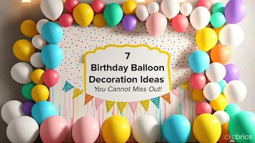7 Birthday Balloon Decoration Ideas For A Colourful Party At Home