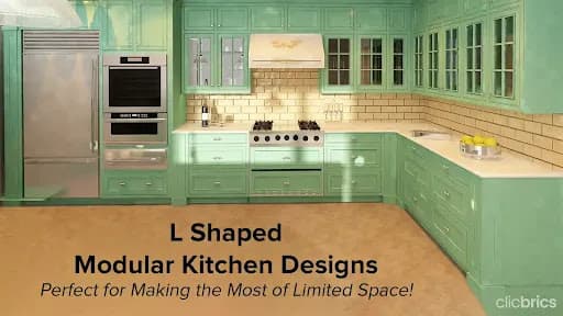 10 L - Shape Modular Kitchen Design Ideas That Are Stylish & Space Saving