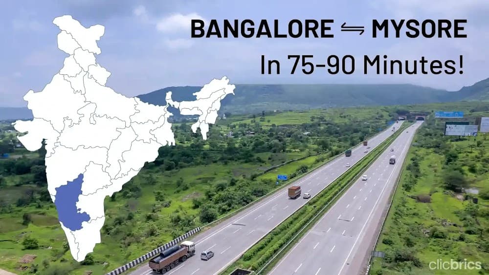 Bangalore Mysore Expressway: Distance, Map, Route & Toll Rates