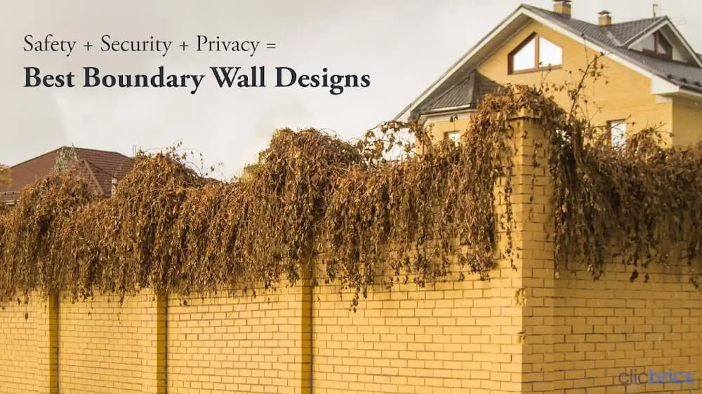 10 Compound Wall Design Ideas For A Stunning Outside Look