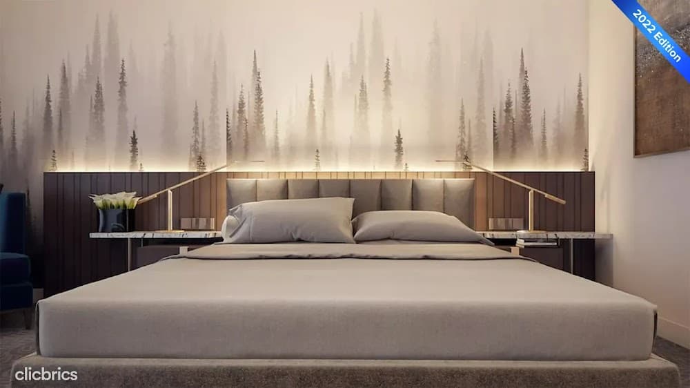 Wallpaper ideas for a modern bedroom