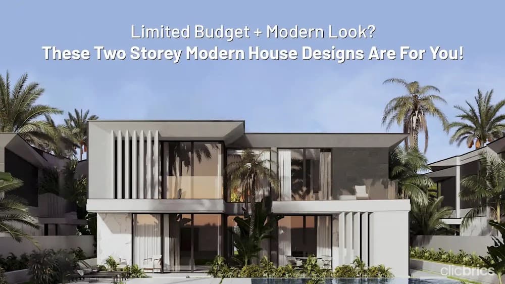 10 Eye-Catchy Two Storey Modern House Design Ideas