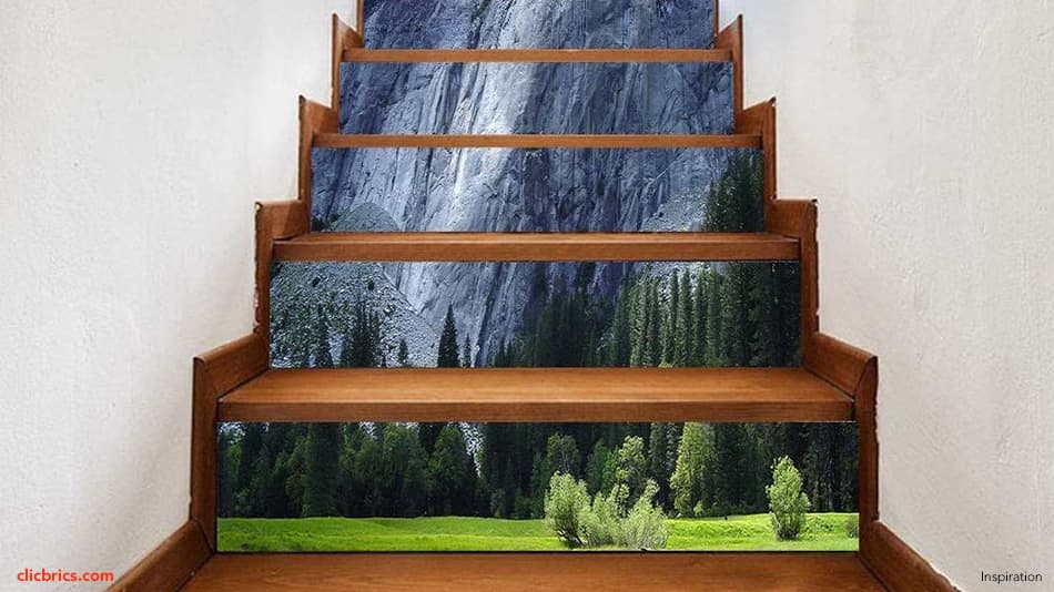 Staircase Decal Ideas To Give A Creative Twist To The Staircase