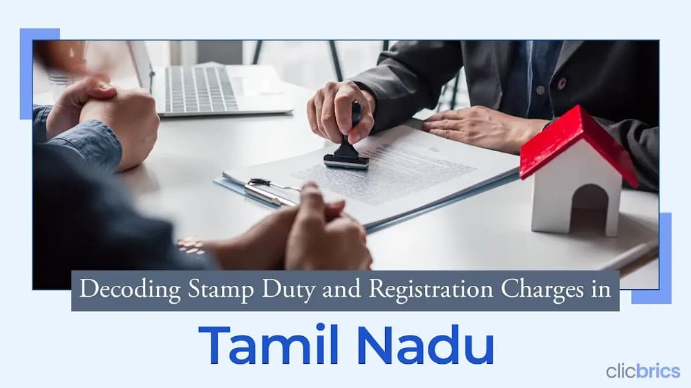 Registration Charges And Stamp Duty In Tamil Nadu