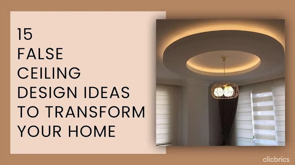 15 Modern Yet Simple False Ceiling Design Ideas of 2023