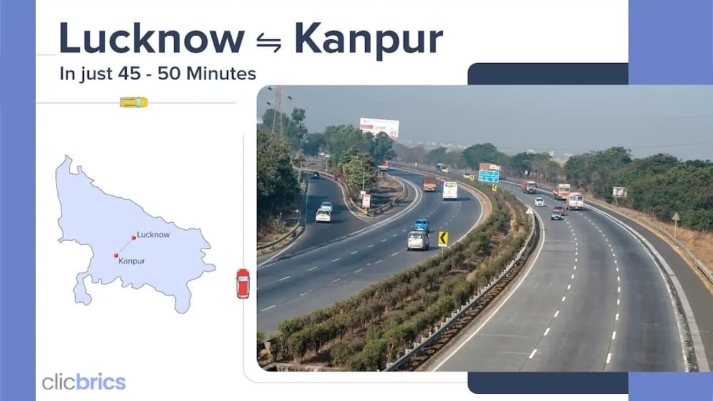 Lucknow Kanpur Expressway : Route Map, Distance, Cost & Other Key Details