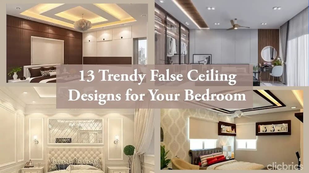 13 Trendy False Ceiling Designs for Your Bedroom (2023)
