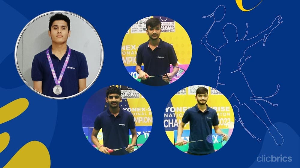 Nurturing Exceptional Talent: Clicbrics Sponsors Young Badminton Athletes