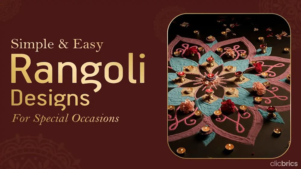 15 Simple Rangoli Designs For Every Celebration