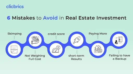 6 Mistakes to Avoid to Get Maximum Return From a Real Estate Investment
