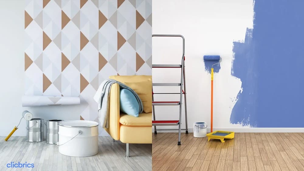 Wallpaper vs Paint: What to choose for your home?